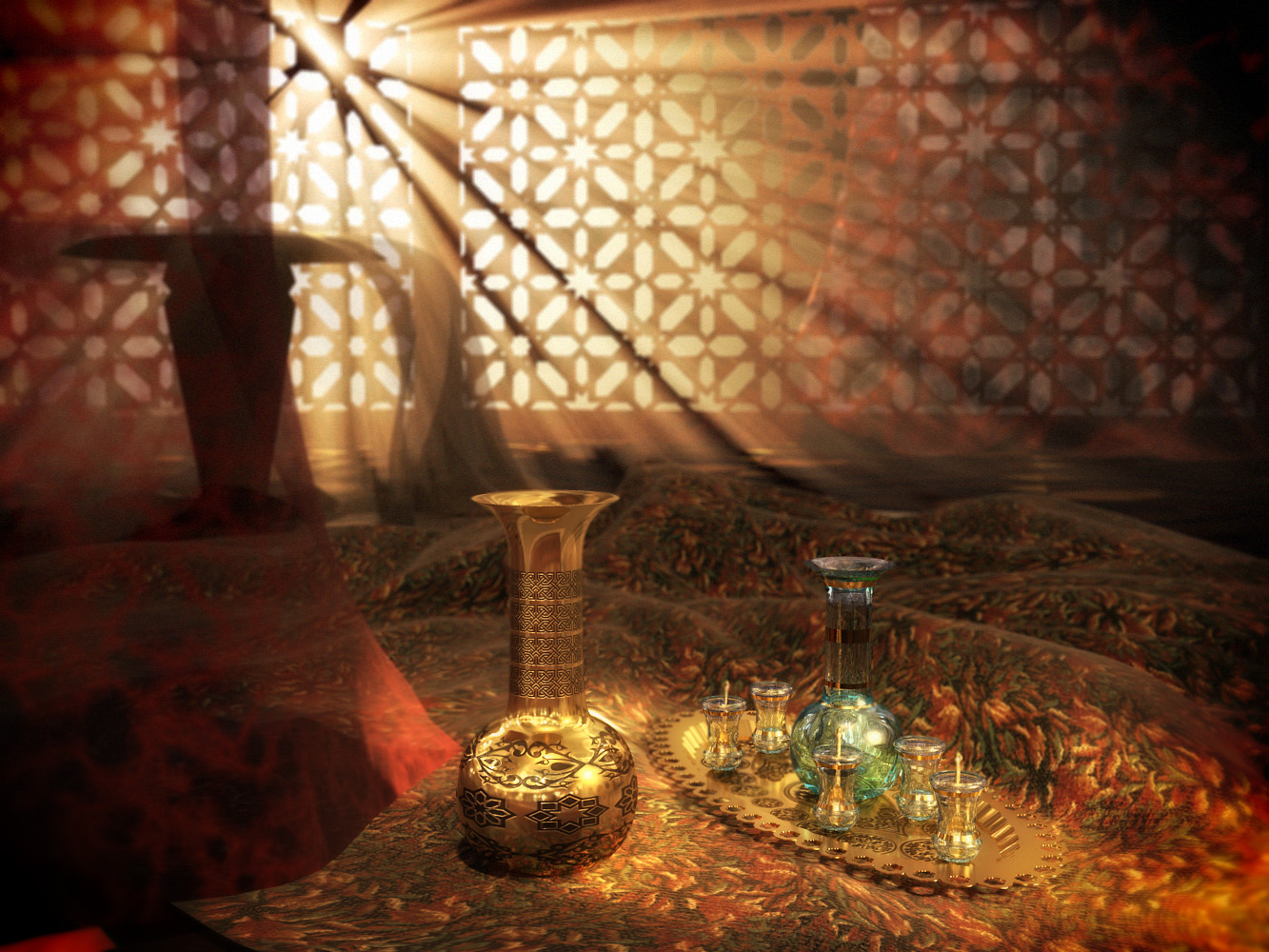 Arabian Nights Background Image