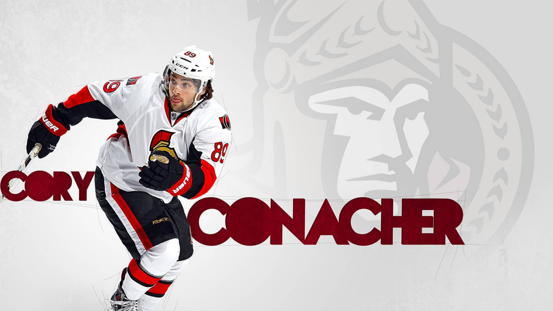Ottawa Senators Cory Conacher In Action Wallpaper