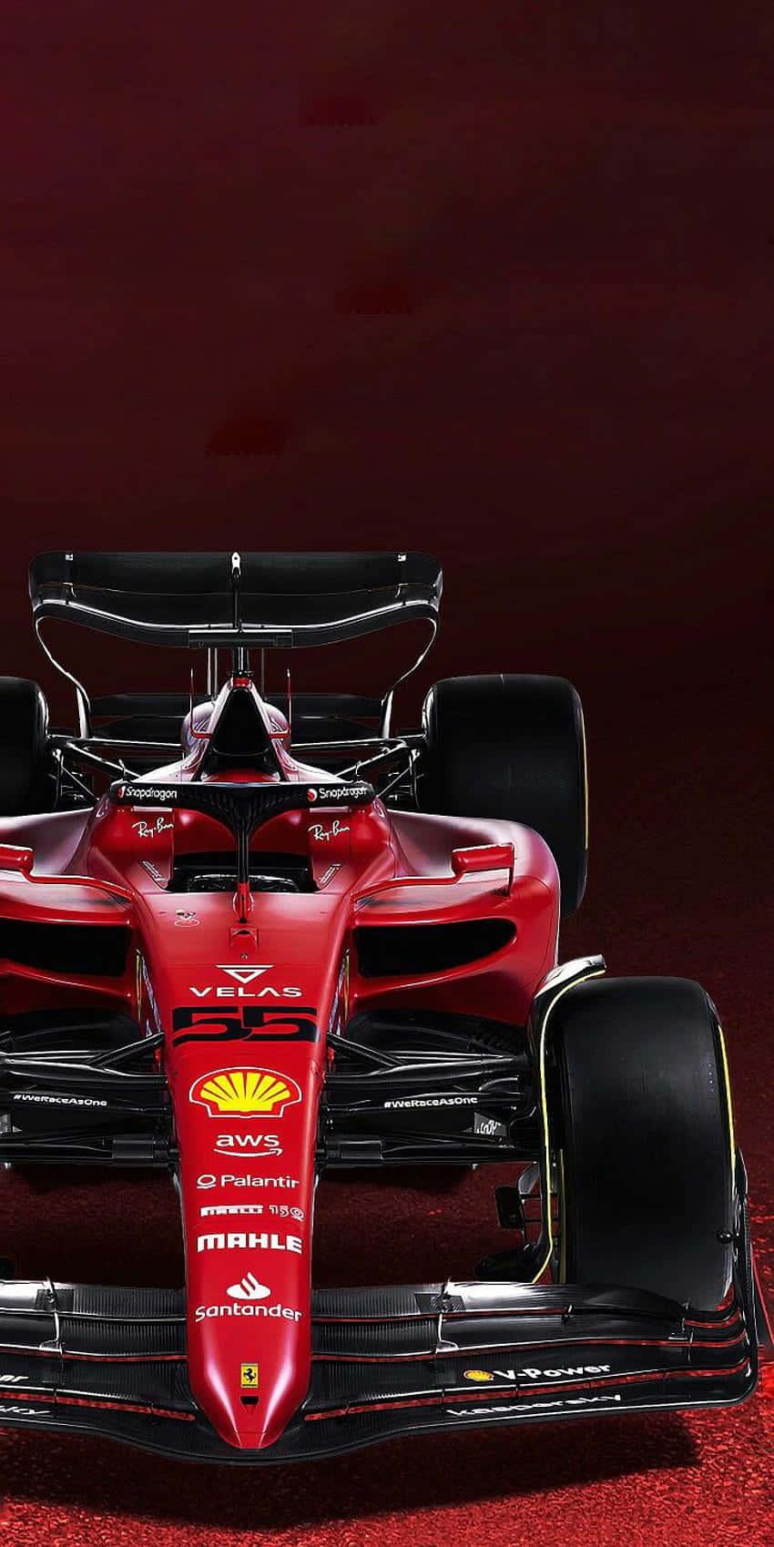 Formula Racing Car Ferrari On The Track Wallpaper