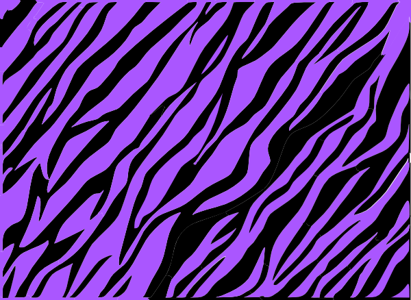 Purple And Black Zebra Print Clip Art At Clker Vector