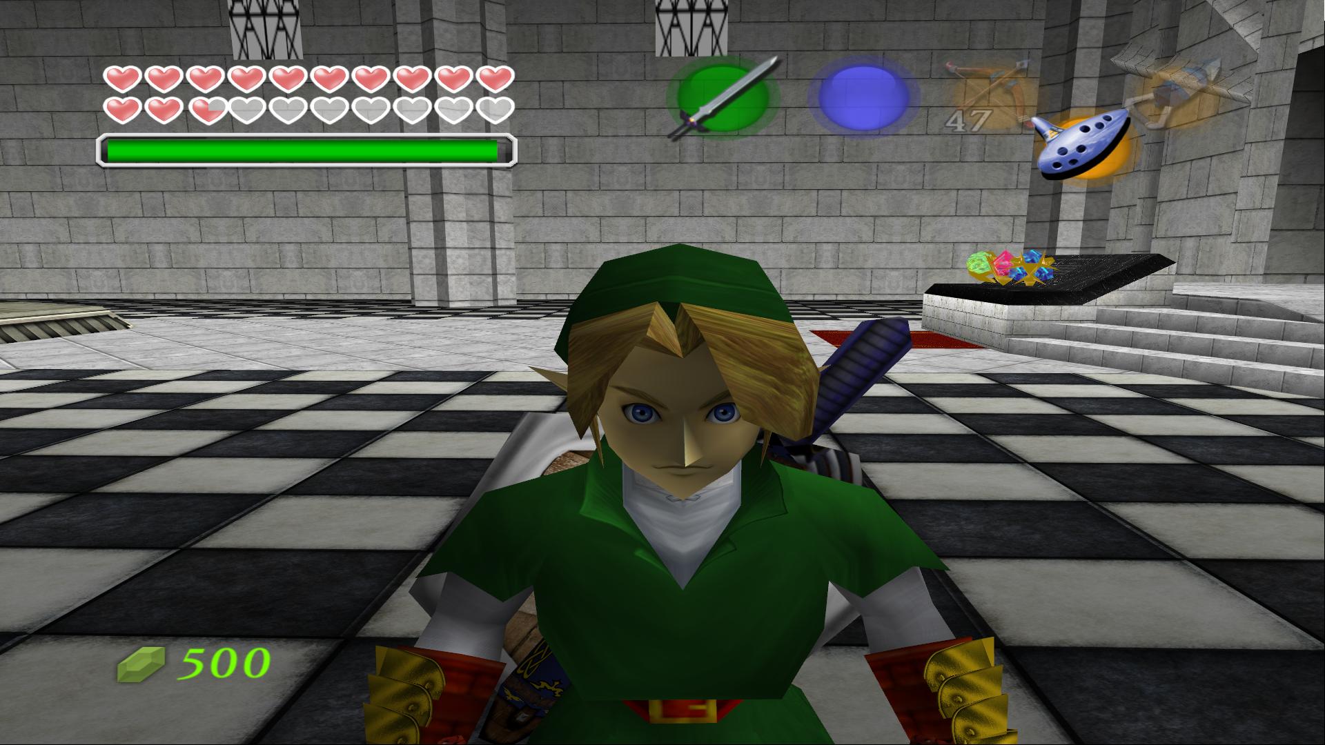 Ocarina Of Time HD Link Closeup By Feargm