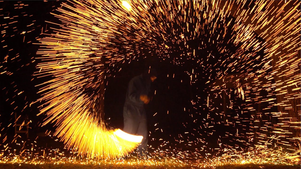 Flaming Wire Wool In 4k Slow Mo The Guys