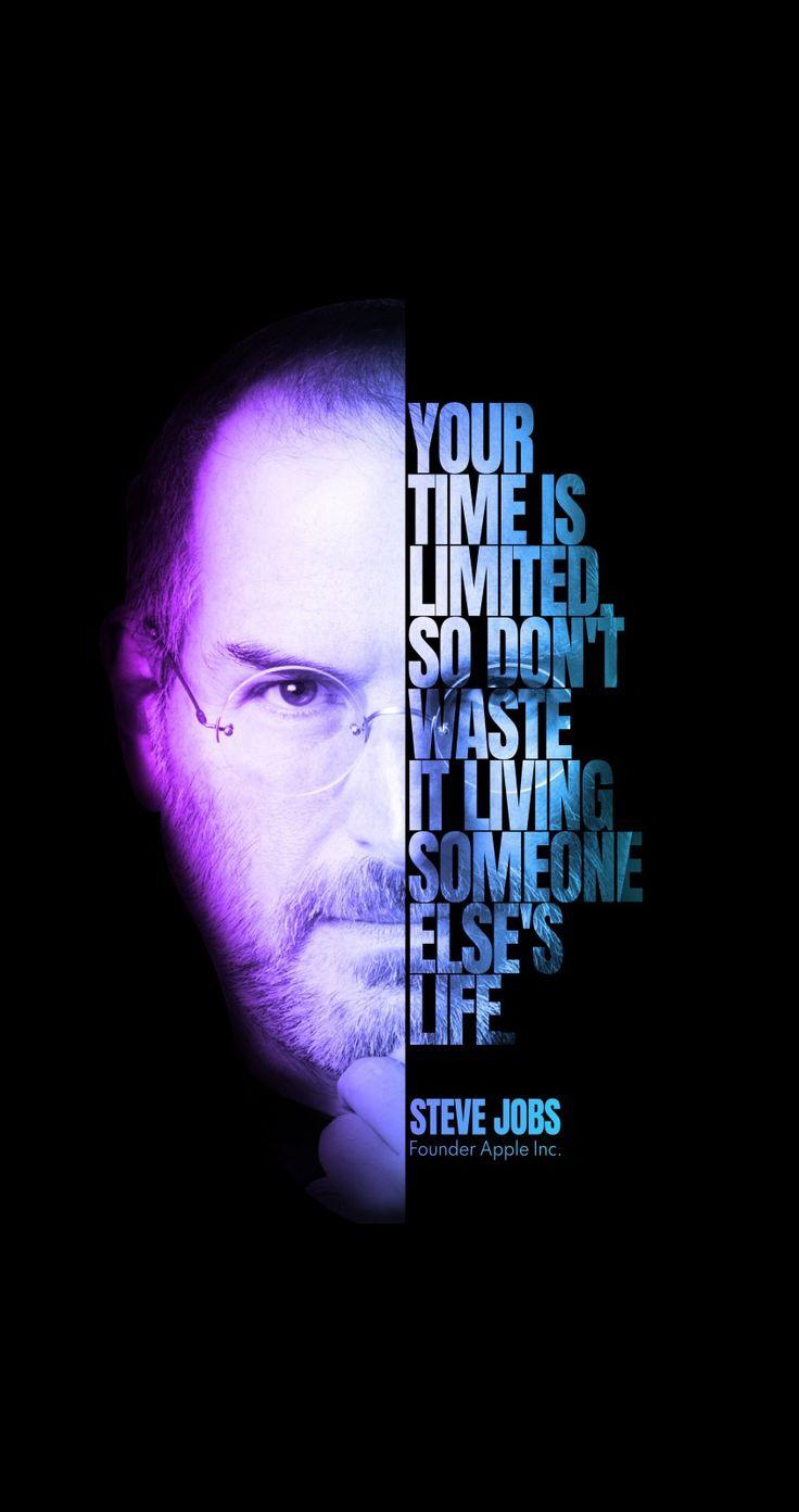 Steve Jobs Quote Your time is limited so dont waste it living