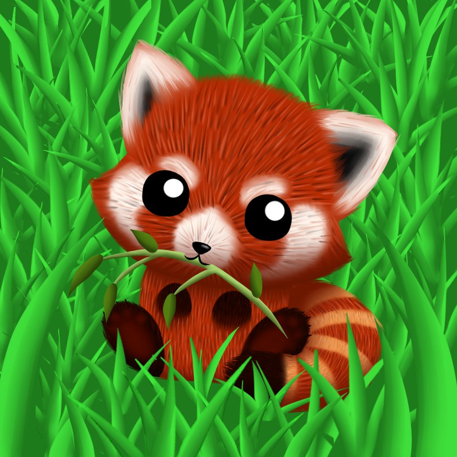 Lexica - cartoon red panda