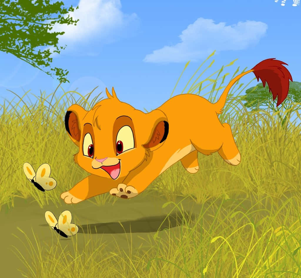 Cute Lion King Wallpaper