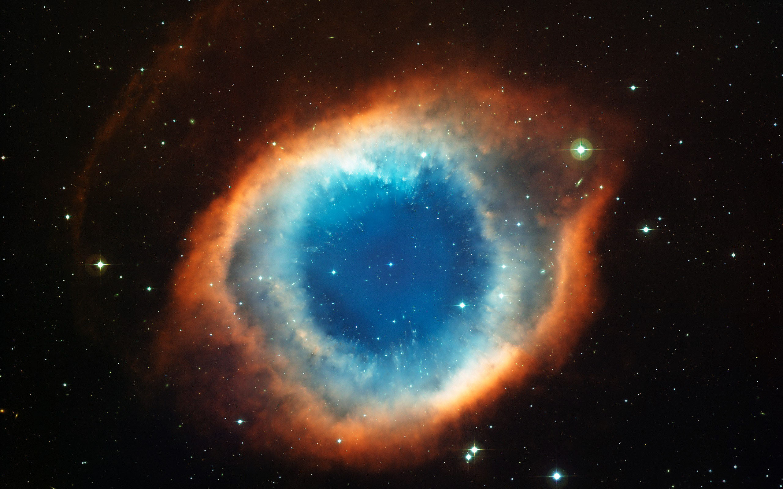 Helix Nebula Eye Of God Wallpaper 2560X1600 World Wallpaper Collection