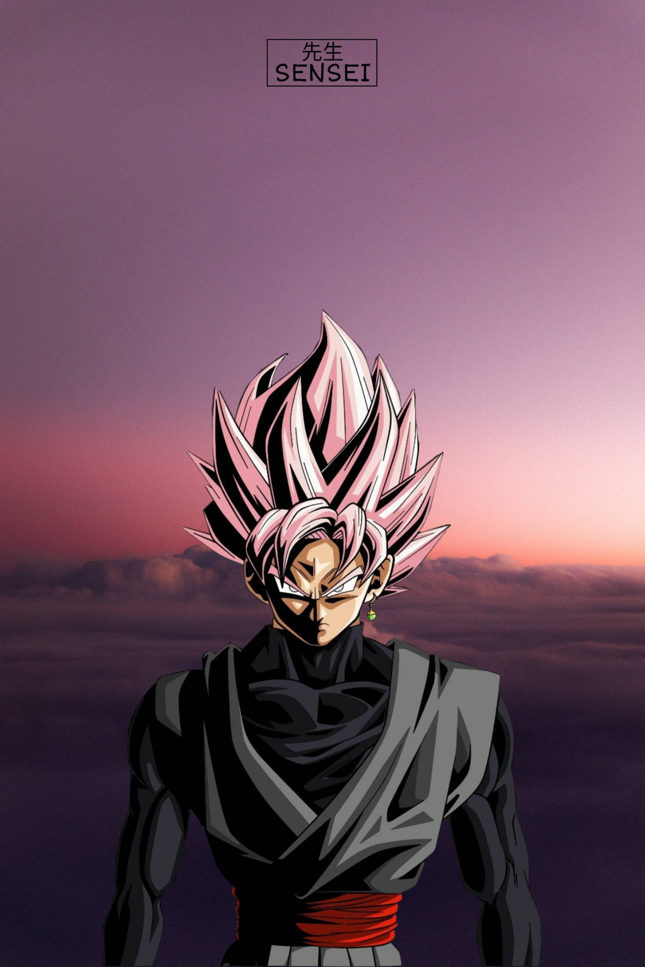 Black Goku Rose 4k Wallpaper