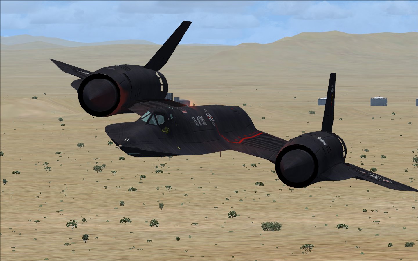 Fast Jet For Fs9 And Fsx Lockheed Sr Blackbird Wallpaper