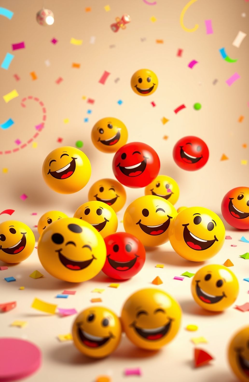 Smiley Ball Wallpaper
