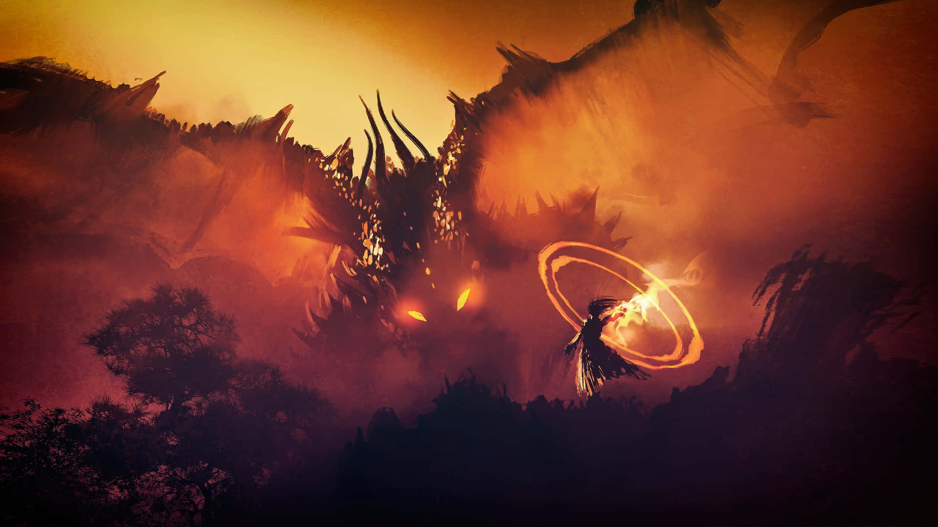 Epic Dragon 4k Wallpaper