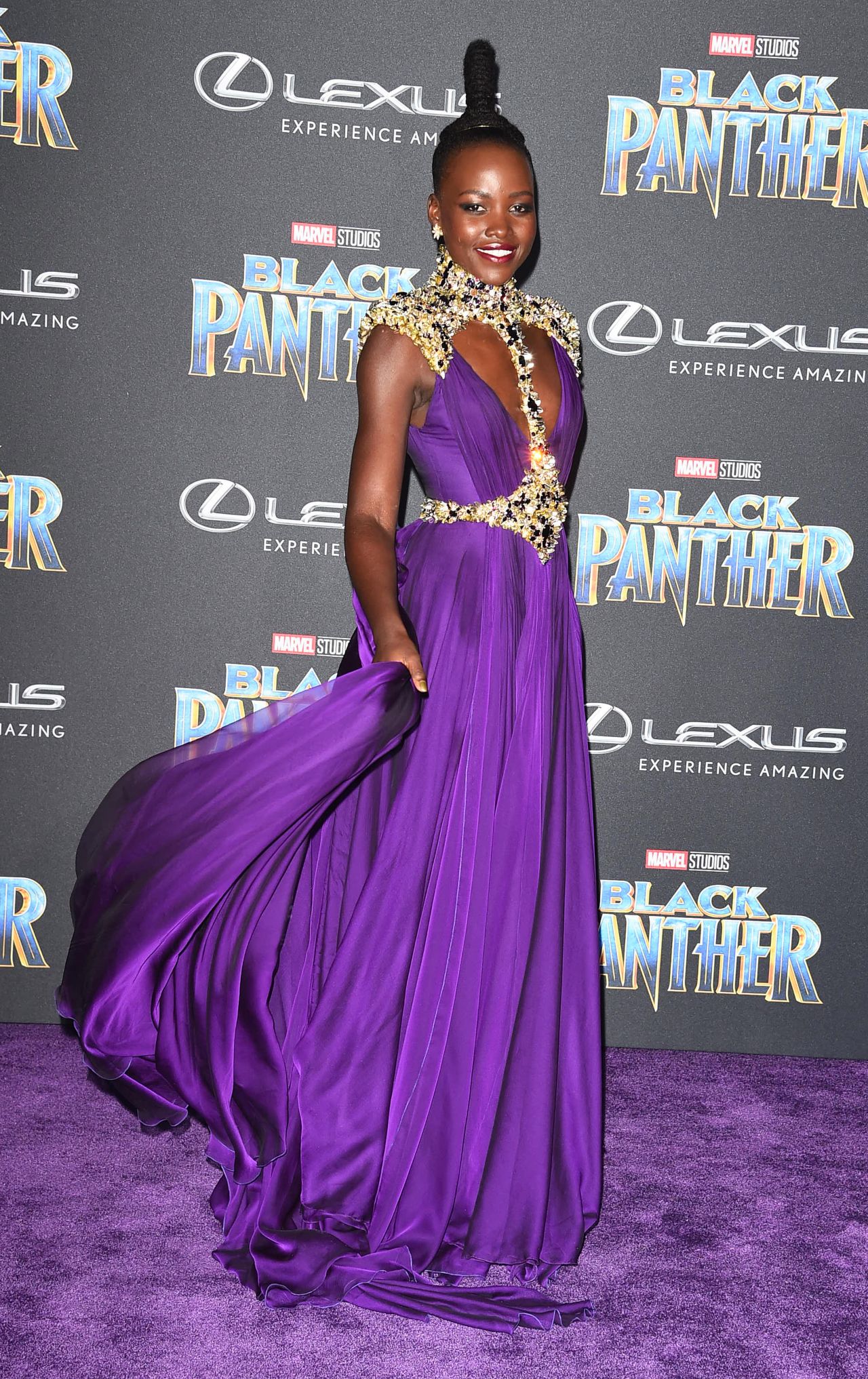 Lupita Nyong O Black Panther Premiere In Hollywood