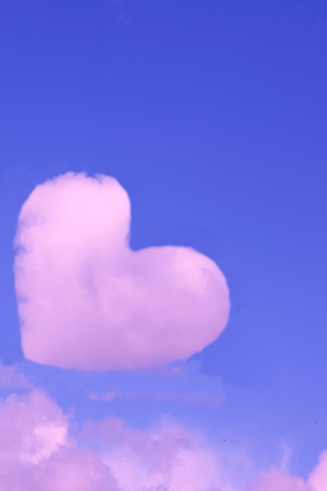 Sky Pink clouds Desktop wallpapers 640x960