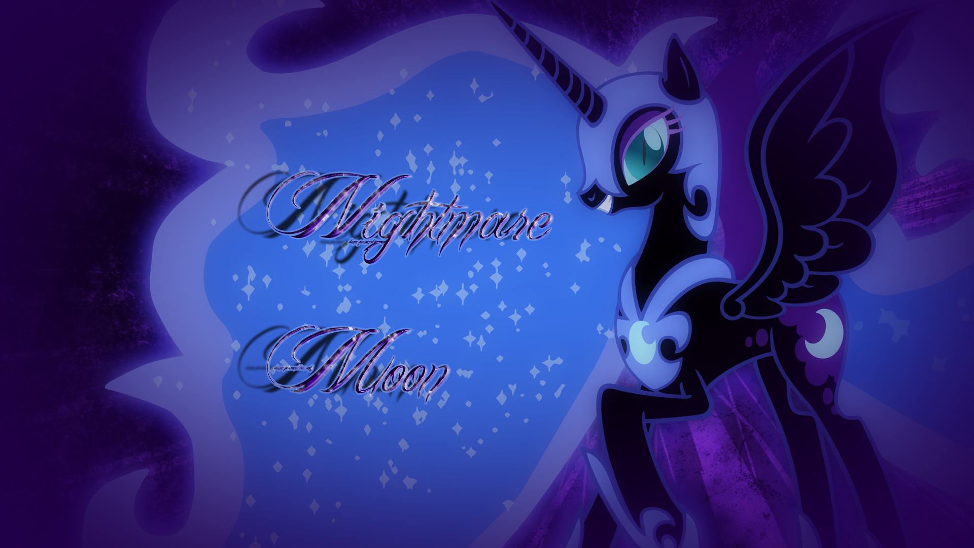 Nightmare Moon Wallpaper by ElectricHalo