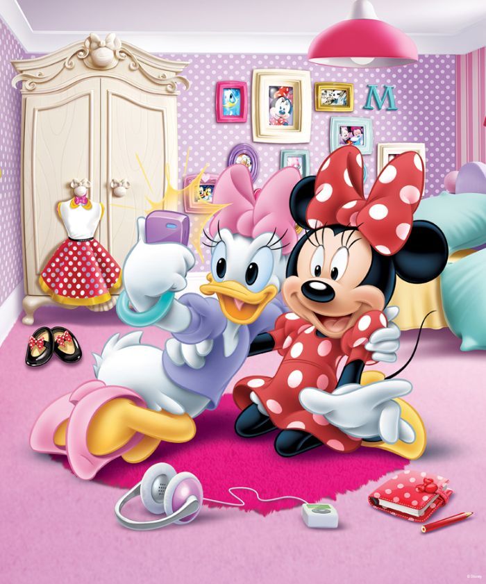 Disney Minnie Mouse Mural Wallpaper