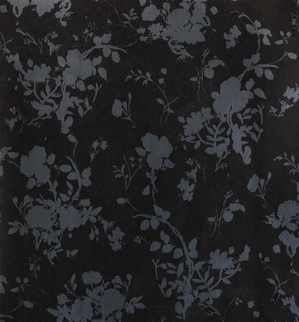 Crown Lucia Floral GreySilver Wallpaper M1547  wwwbatleydiycouk