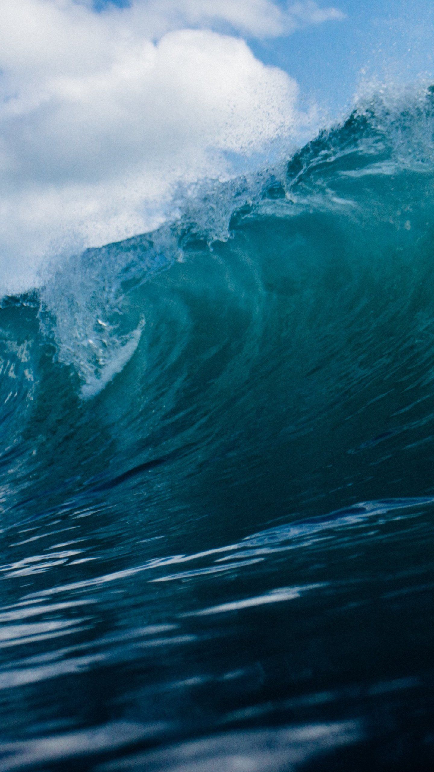 Ocean Wave Wallpaper   iPhone Android Desktop Backgrounds 1440x2560