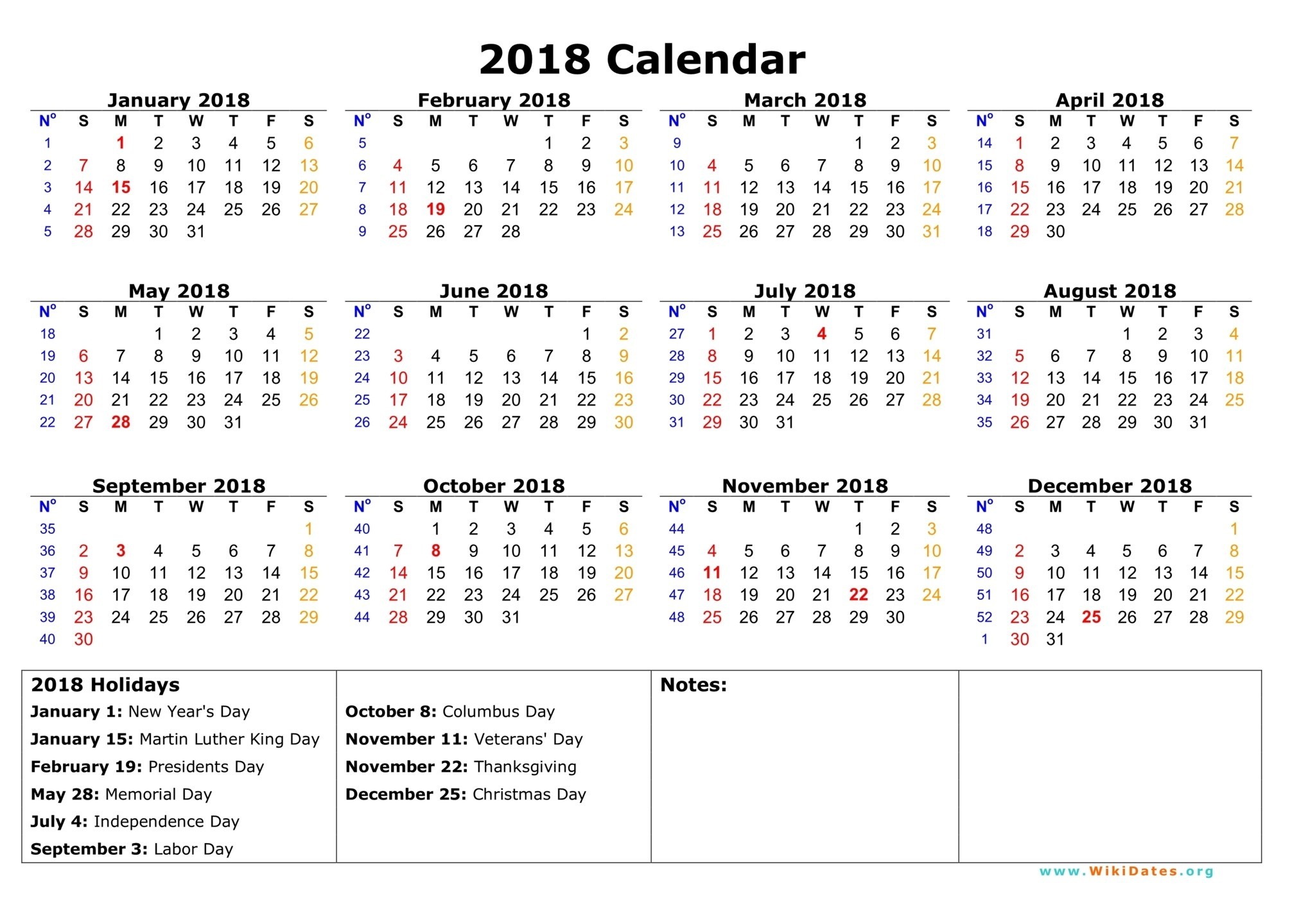 Wallpapers with Calendar 2018