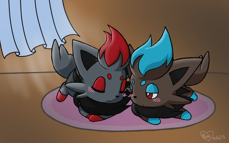 Request Zorua And Shiny By Bluekiss131