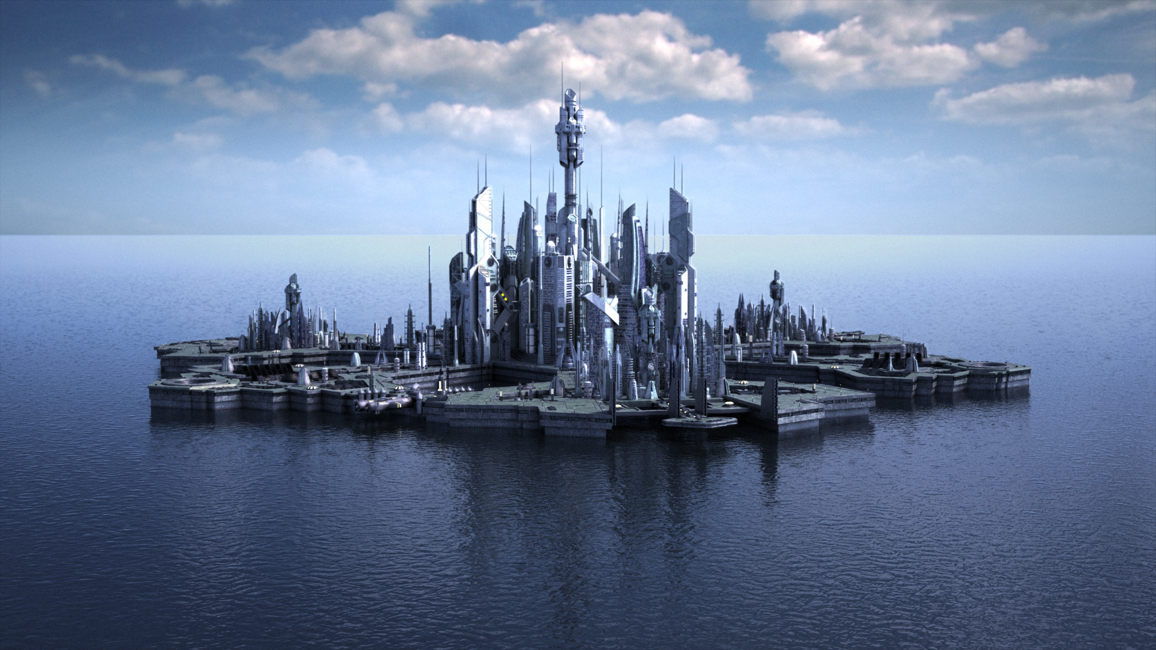Stargate Atlantis City Wallpaper