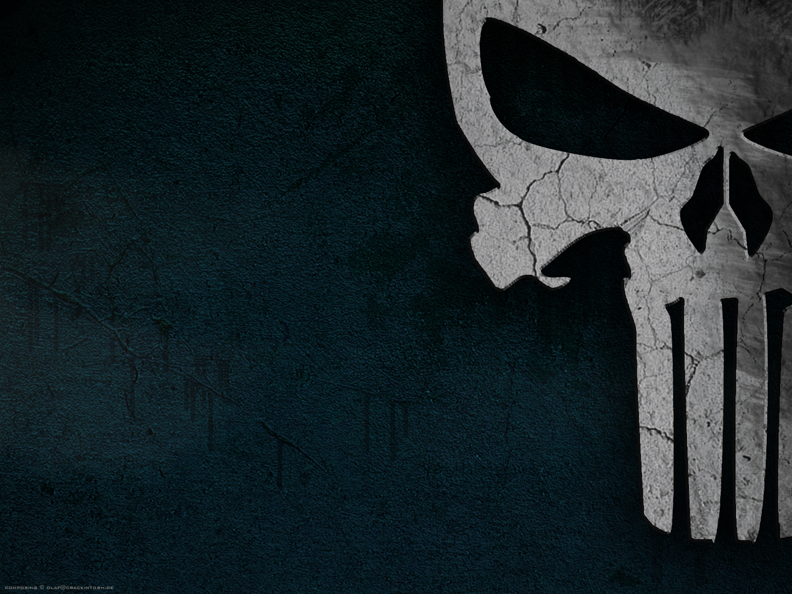 Download Scary Skulls wallpaper the punisher skull
