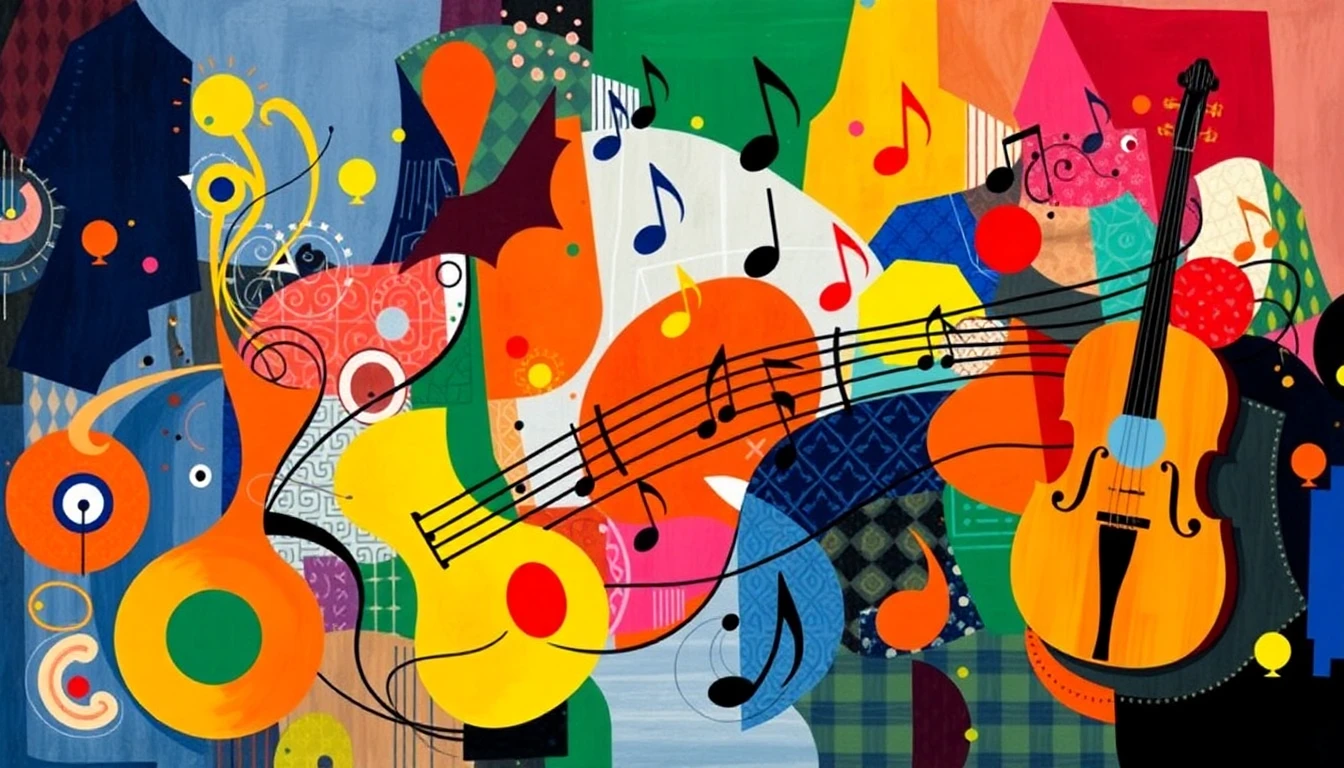 Picasso Music Wallpaper