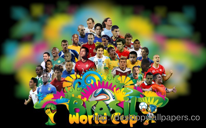Brazil World Cup Football Stars Wallpaper Desktop