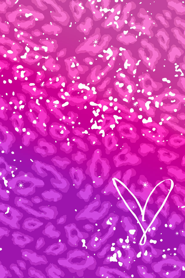 Pink And Purple Leopard Wallpaper Notification Center