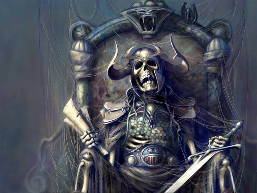 Skeleton King Wallpaper Top Background