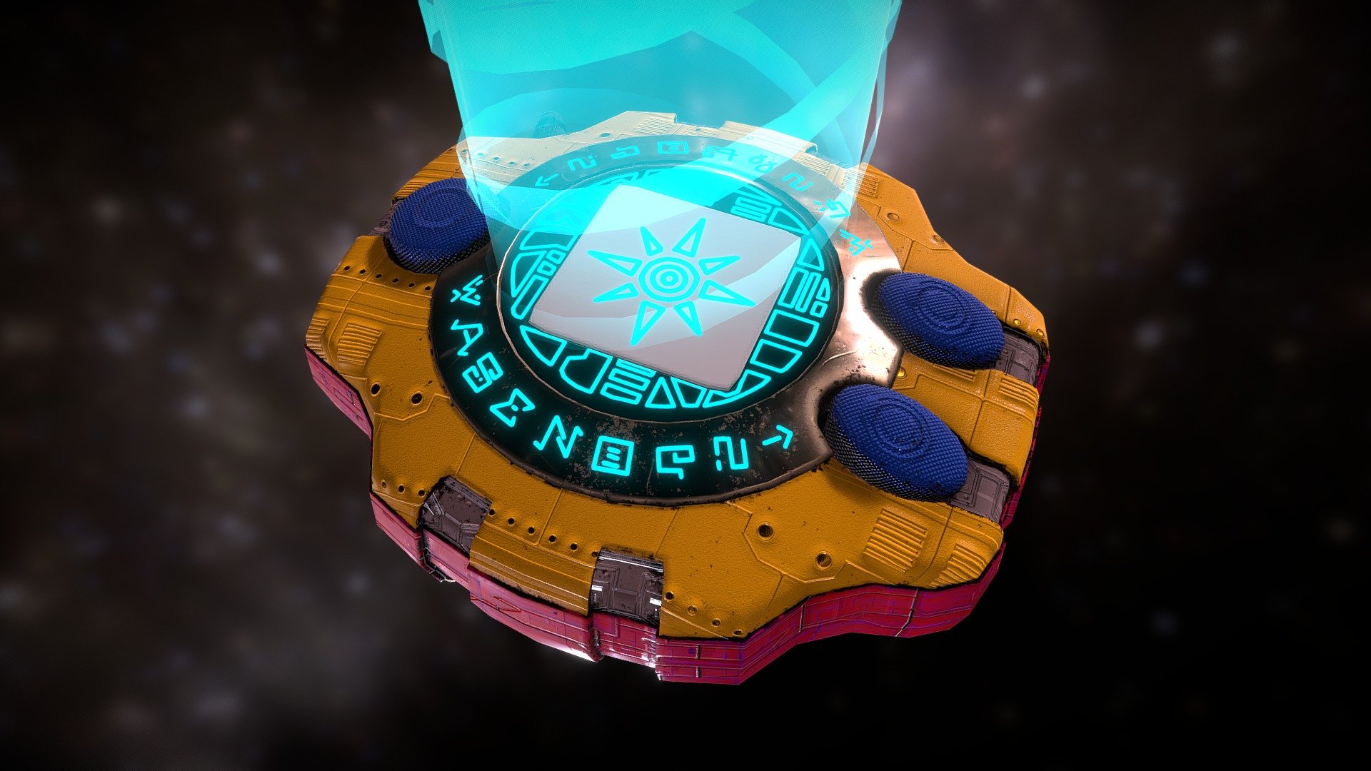 Digivice Stylized 3d Model By Asern 35cc71b