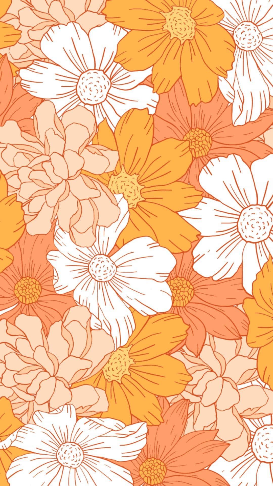 Orange Flower Wallpaper