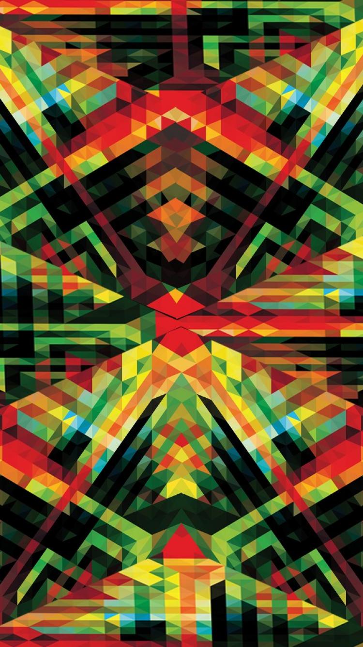 Andy Gilmore Cubes Tribal Wallpaper