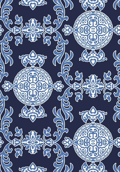 Thibaut Wallpaper Fabrics Furniture On In The Navy Pinter