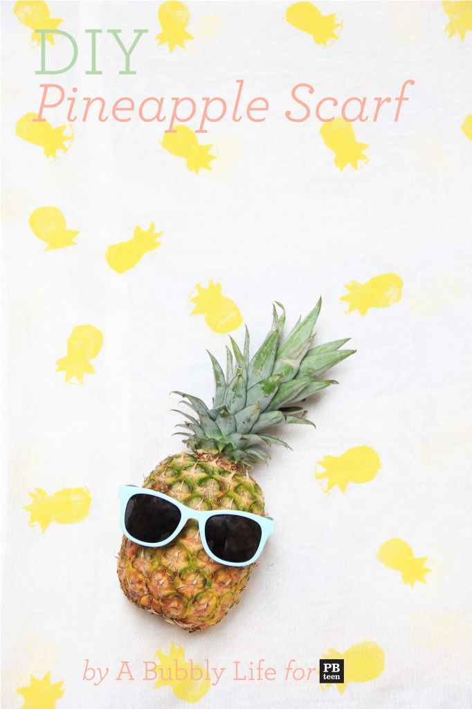 Diy Pineapple Scarf For Summer With Image