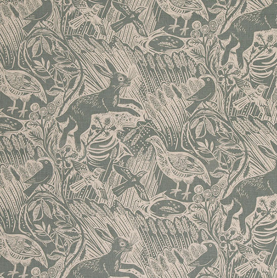 Surfaces Textiles Wallpaper Harvest Hare Mark Hearld St