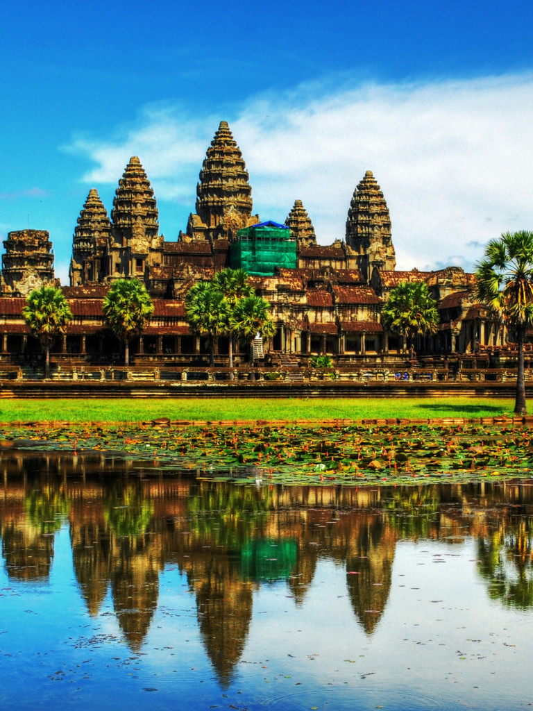 Angkor Wat Temple HD Wallpaper