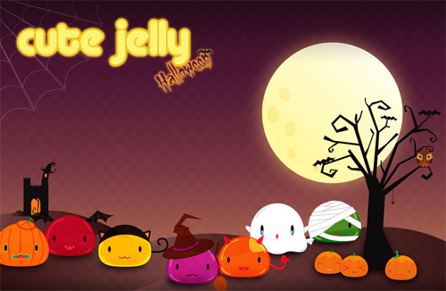 Halloween Desktop Wallpaper Cute Jelly