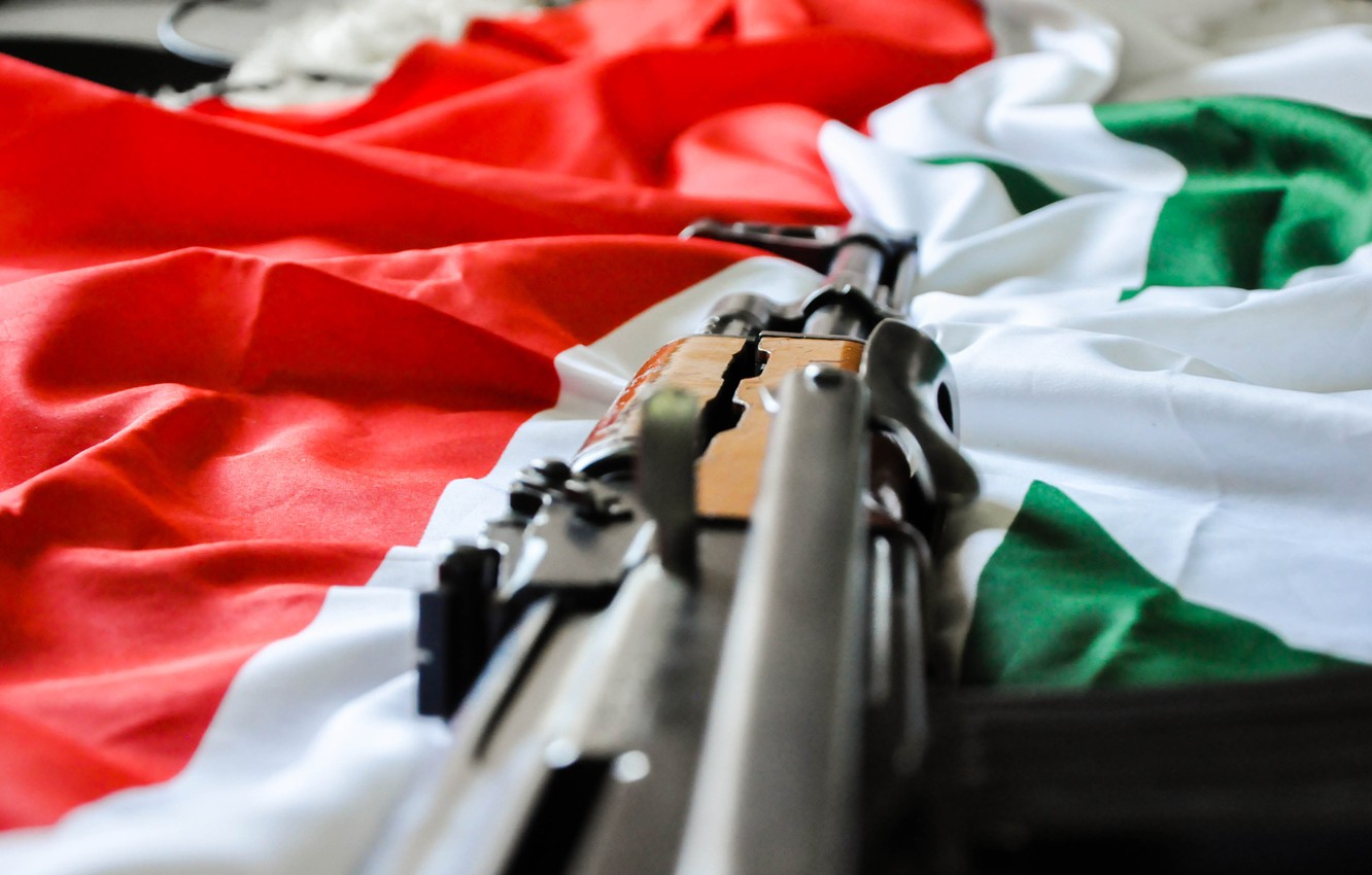 Wallpaper Weapon Ak Flag Syria Syrian Image For