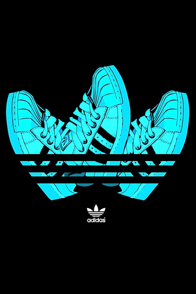 Adidas Vector Shoes iPhone HD Wallpaper