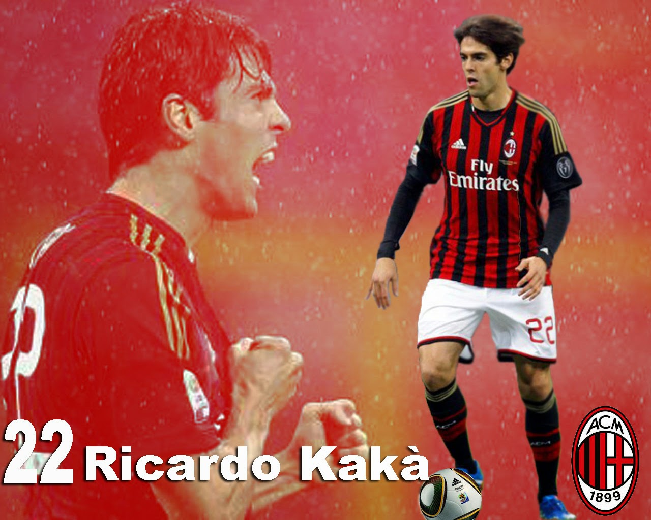 Ricardo Kaka Wallpaper Ac Milan Player Football