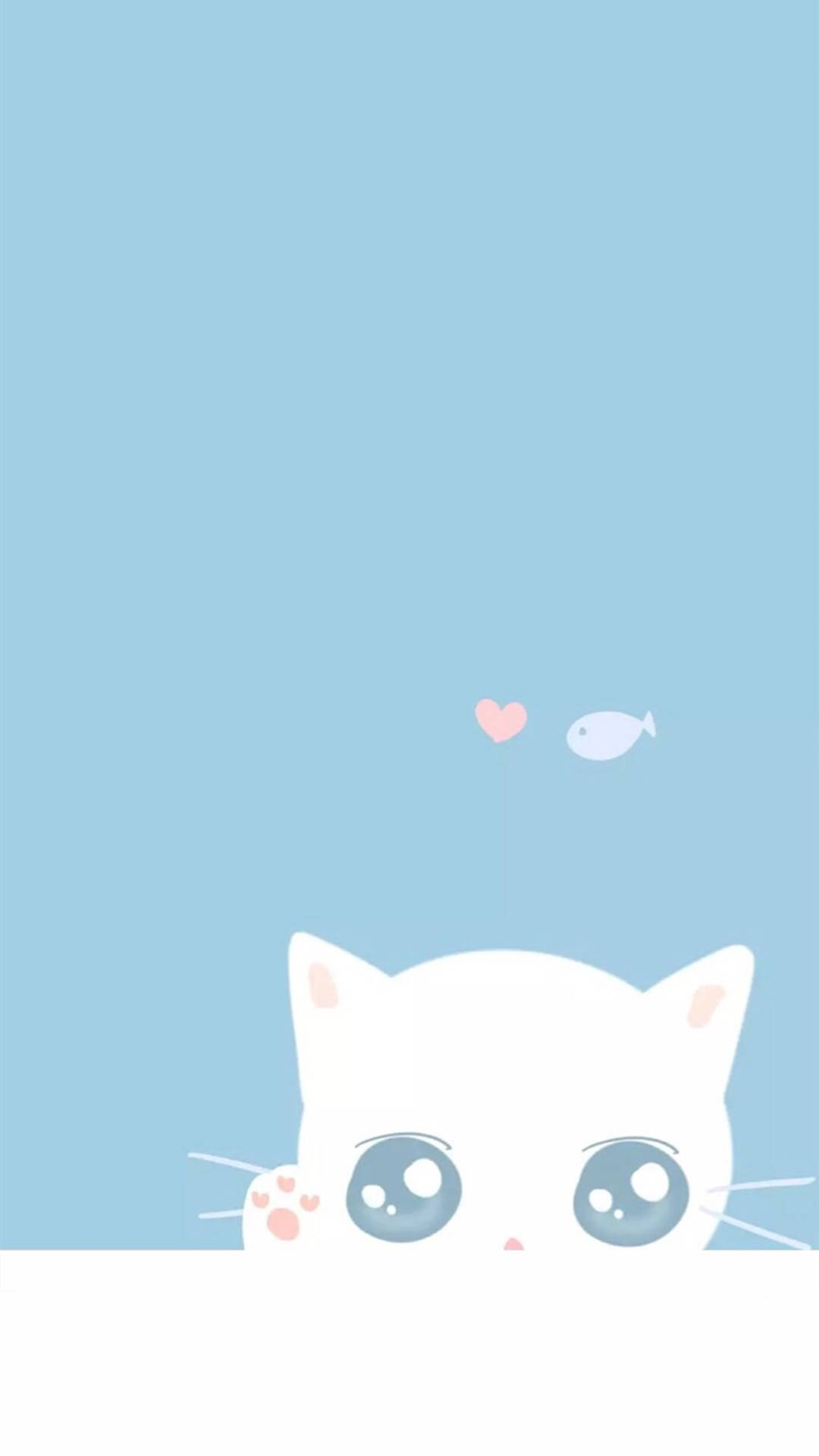 Cute Blue Phone Wallpaper