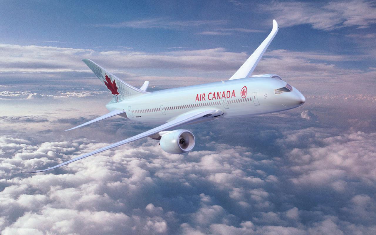 Wallpaper Air Canada Boeing Dreamliner X Widescreen