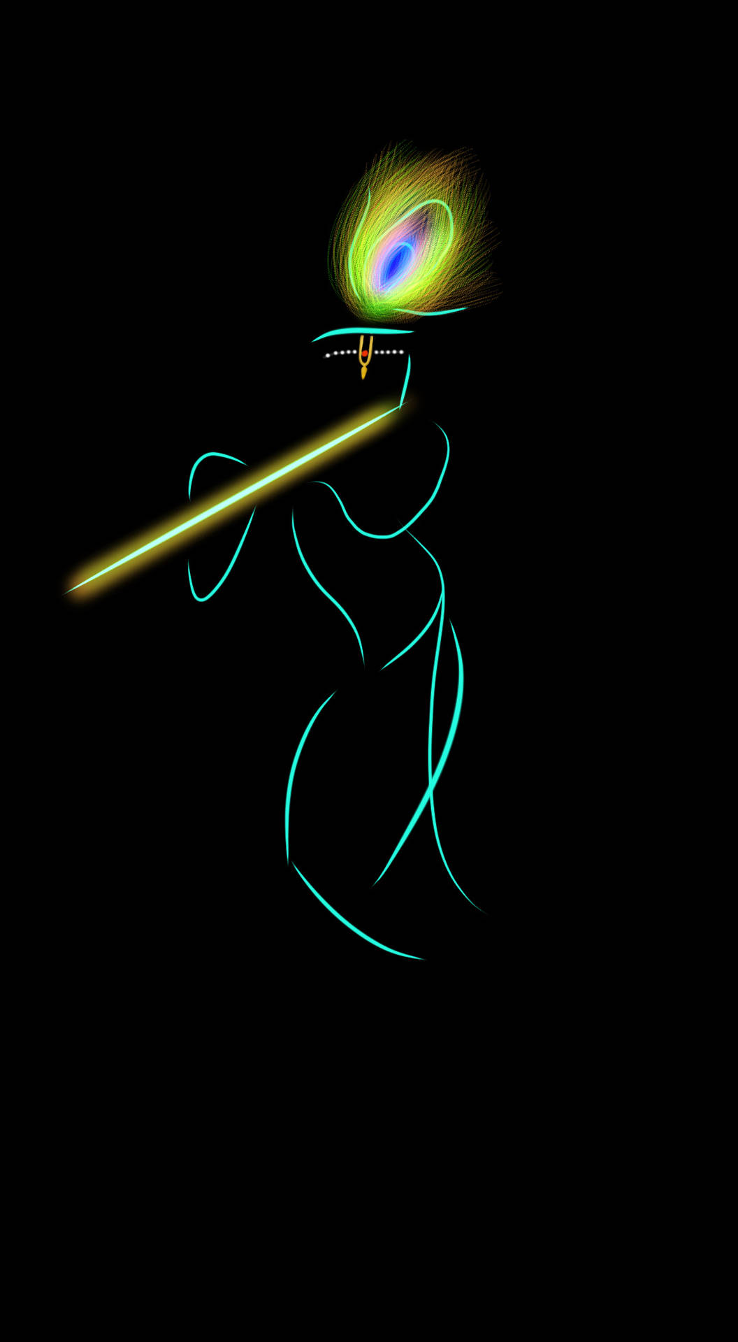 Krishna iPhone Wallpaper