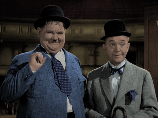 Stan And Ollie At The Theater By Mofrackle