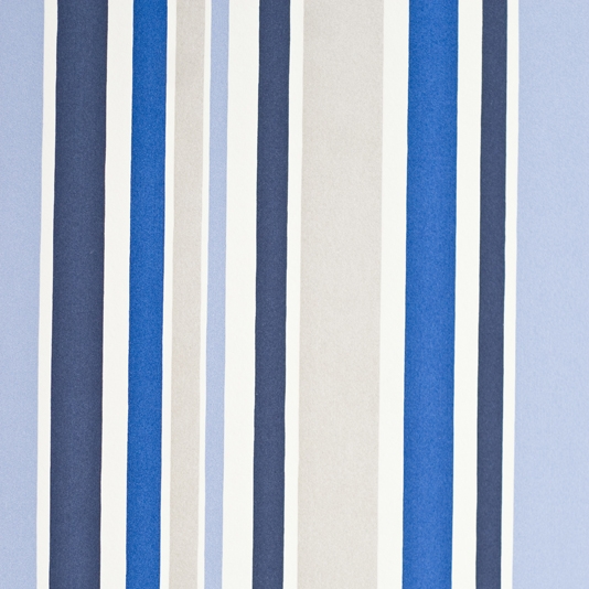 Wallpaper Contemporary Bination Thick Stripe In White