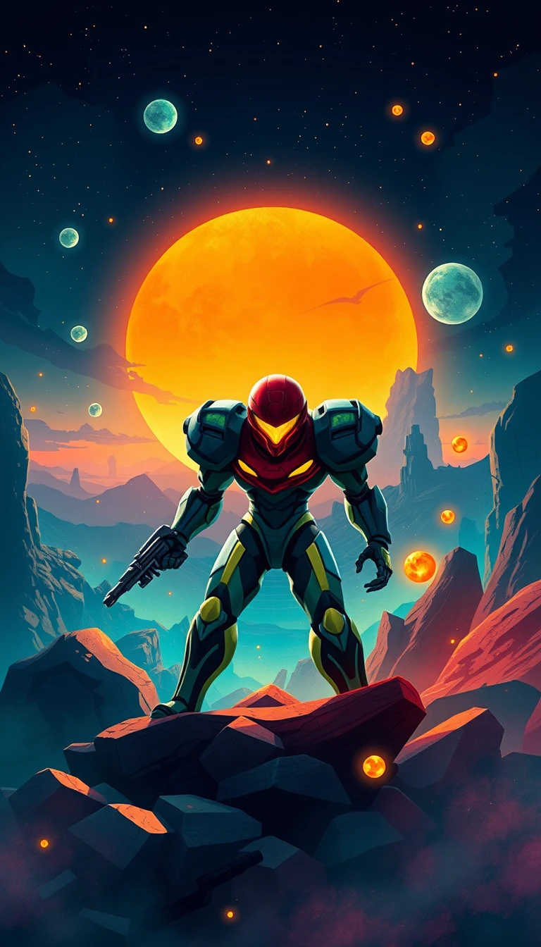 Metroid Phone Wallpaper