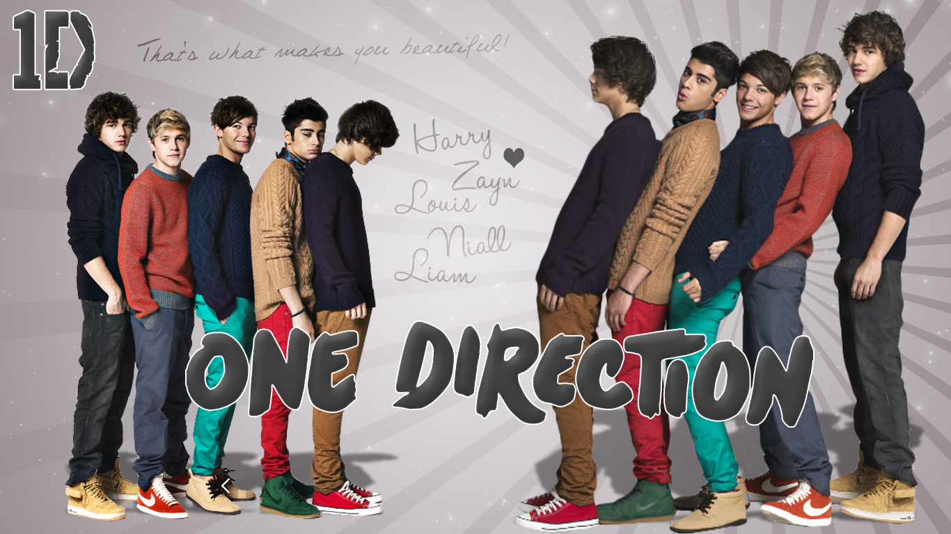 onedirectionwallpaper jared andreablogspotcom One Direction 1366x768