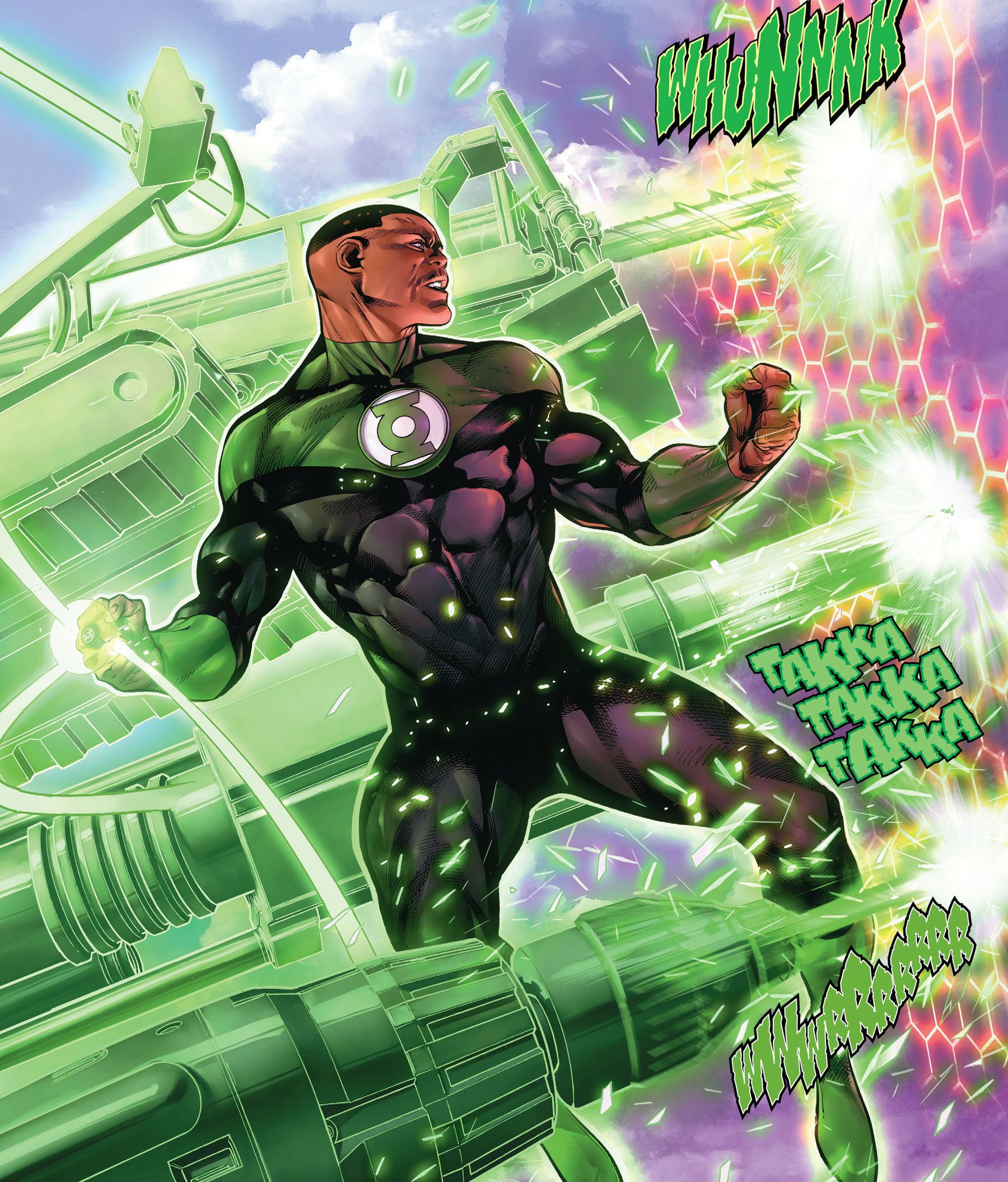 Green Lantern John Stewart By Rafa Sandoval Corps