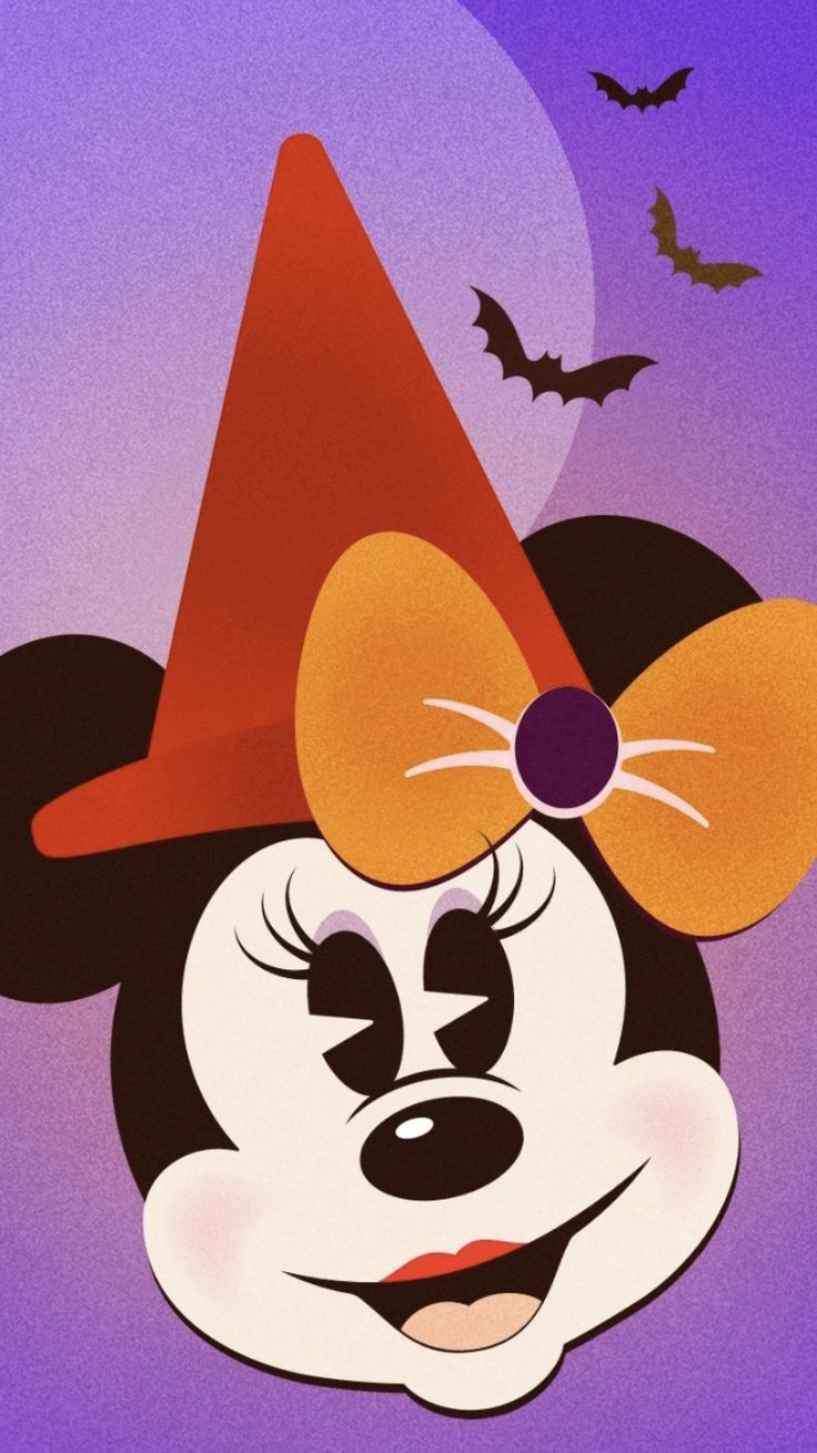 Minnie Mouse Halloween Wallpaper Style