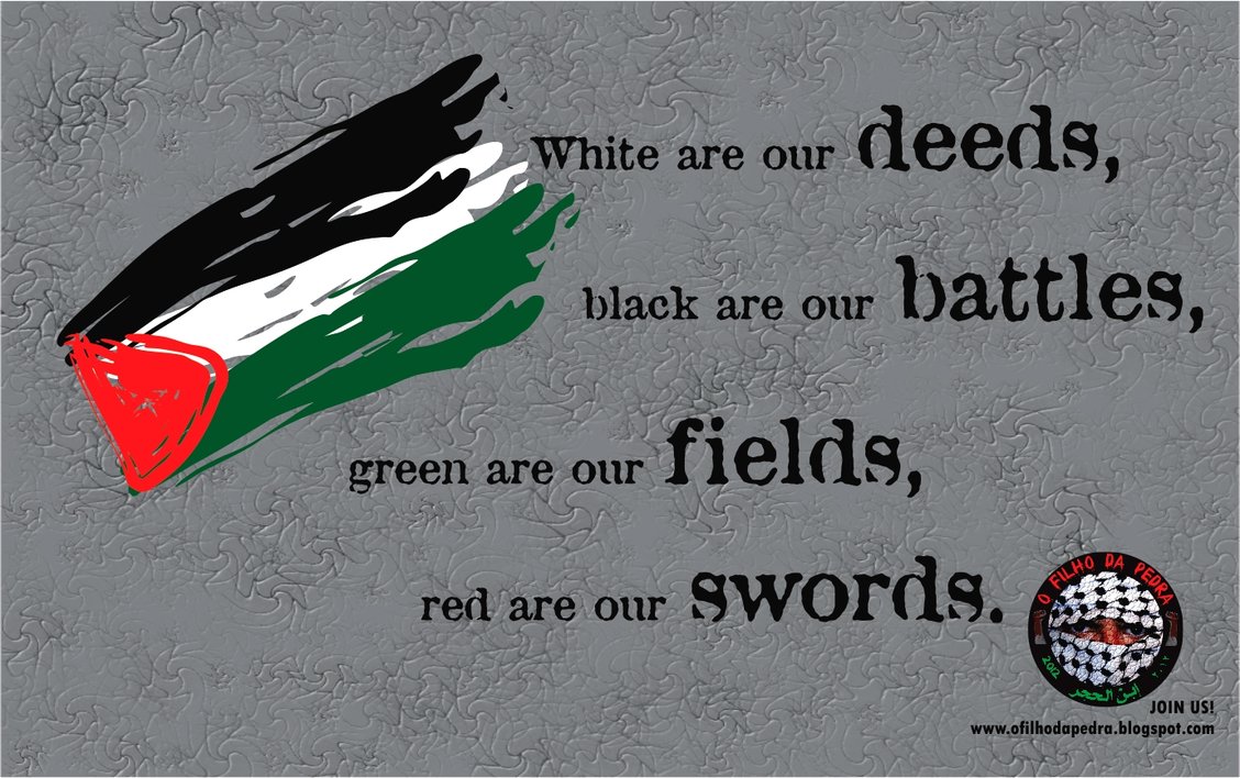 Palestinian Flag by kaducarrasco on