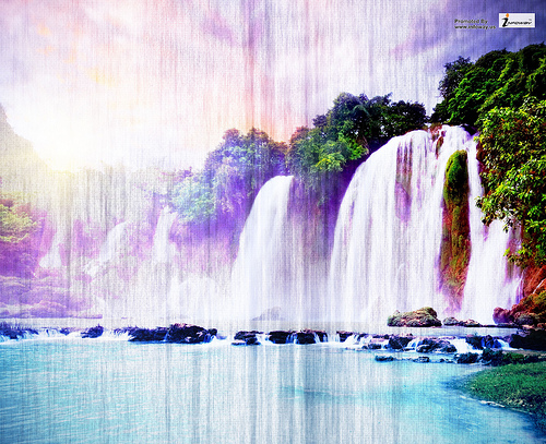 Tropical Waterfall Wallpaper Photo Sharing